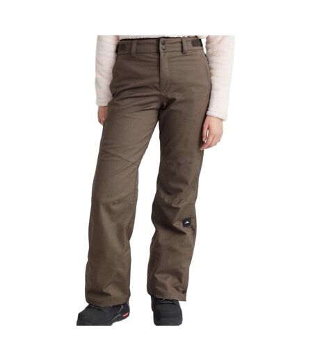 Pantalon de ski marron femme o'neill star melange