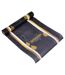 Chemin de Table Jetable Ballon Or 28cmx5m Noir & Or-1