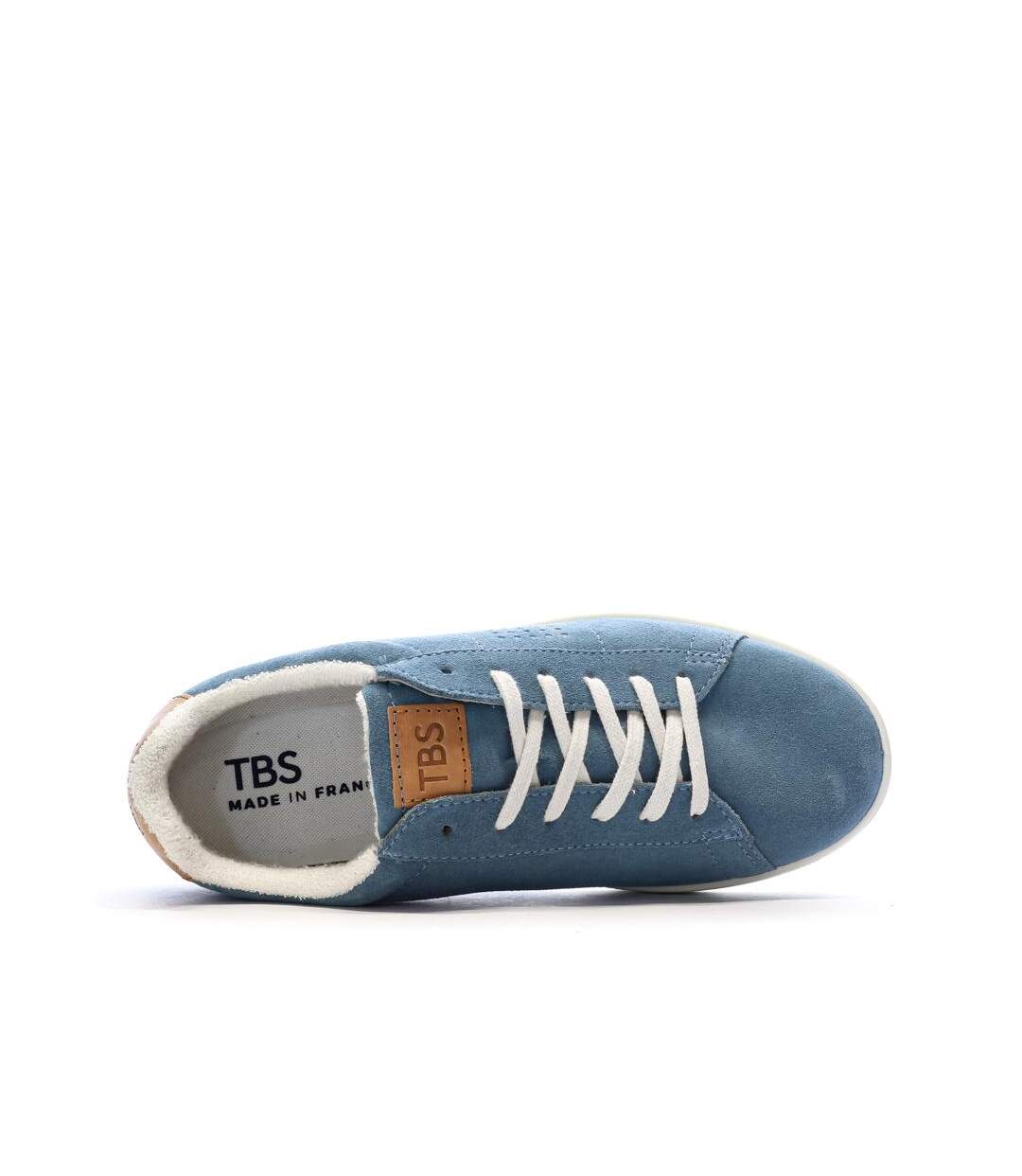 Baskets bleu femme tbs mascon-4