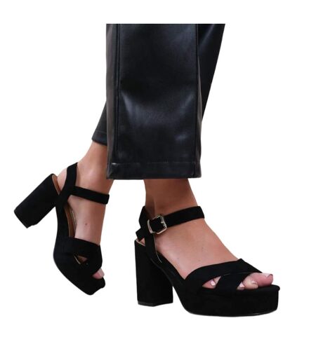 Talons hauts Larges marcia femme noir Where´s That From