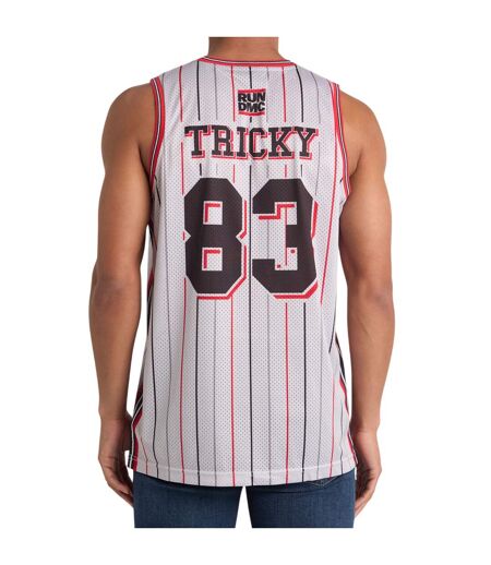 Maillot de basket tricky homme blanc Amplified