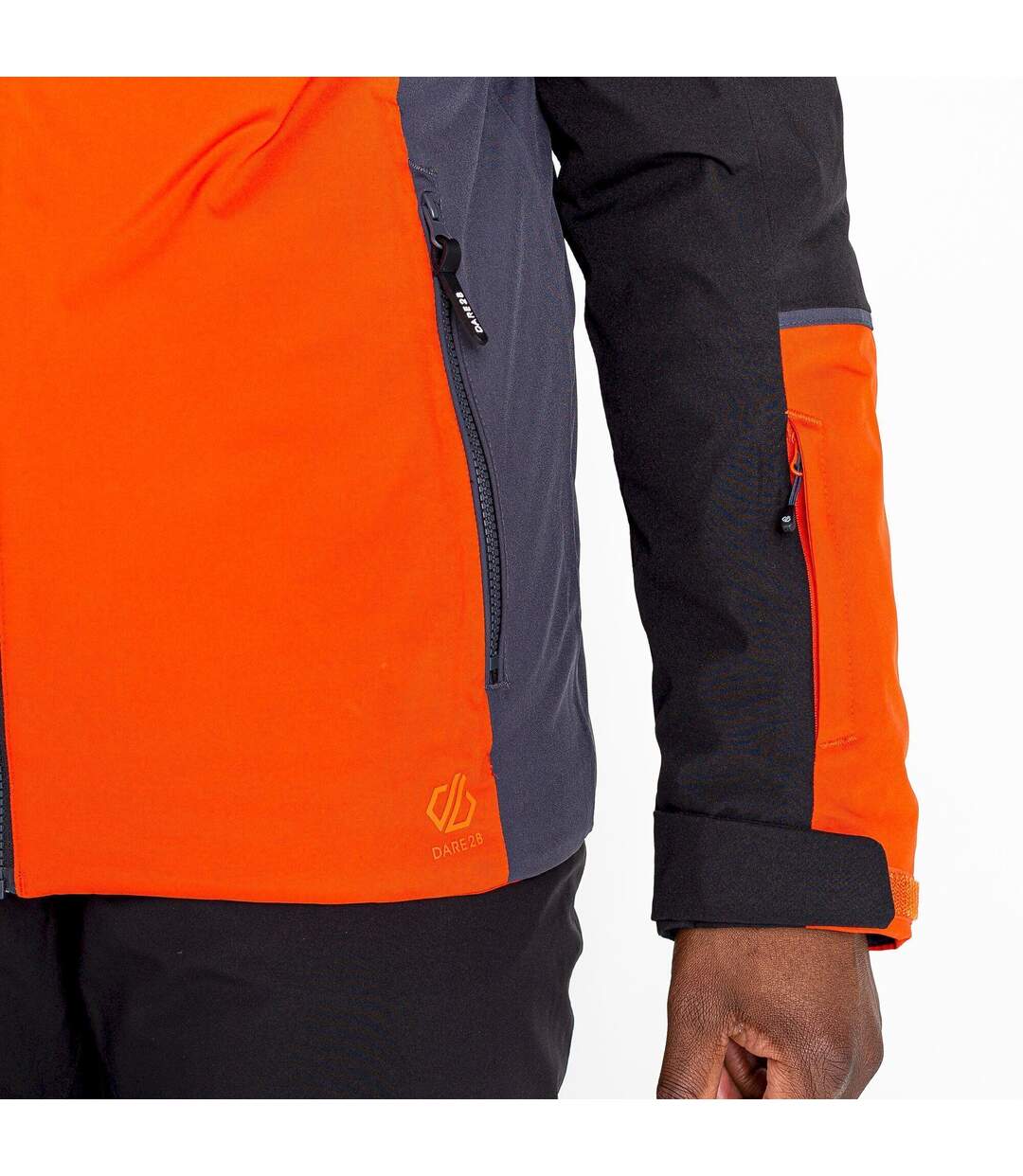 Blouson de ski emulate homme orange foncé / noir Dare 2B-3