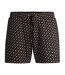 Short De Bain Motif/style Géométrique Homme Noir Boss-2