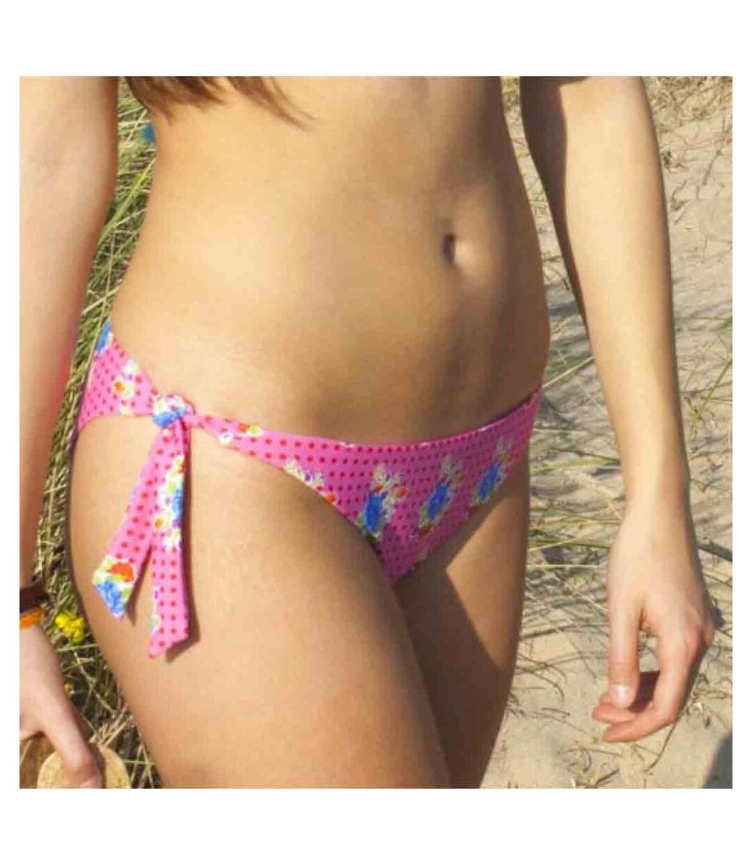 bas de maillot de bain fuchsia-1