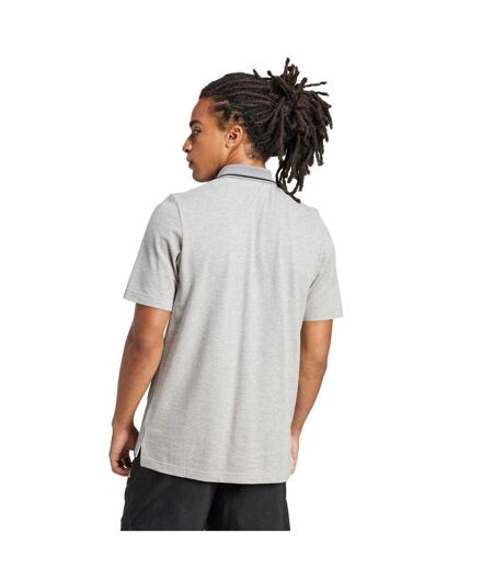 Polo Motif/style 3 Rayures Homme Gris Adidas