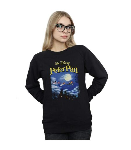 Disney Sweatshirt hommage à Peter Pan Come With Me - Femmes/Dames (Noir) - UTBI32496