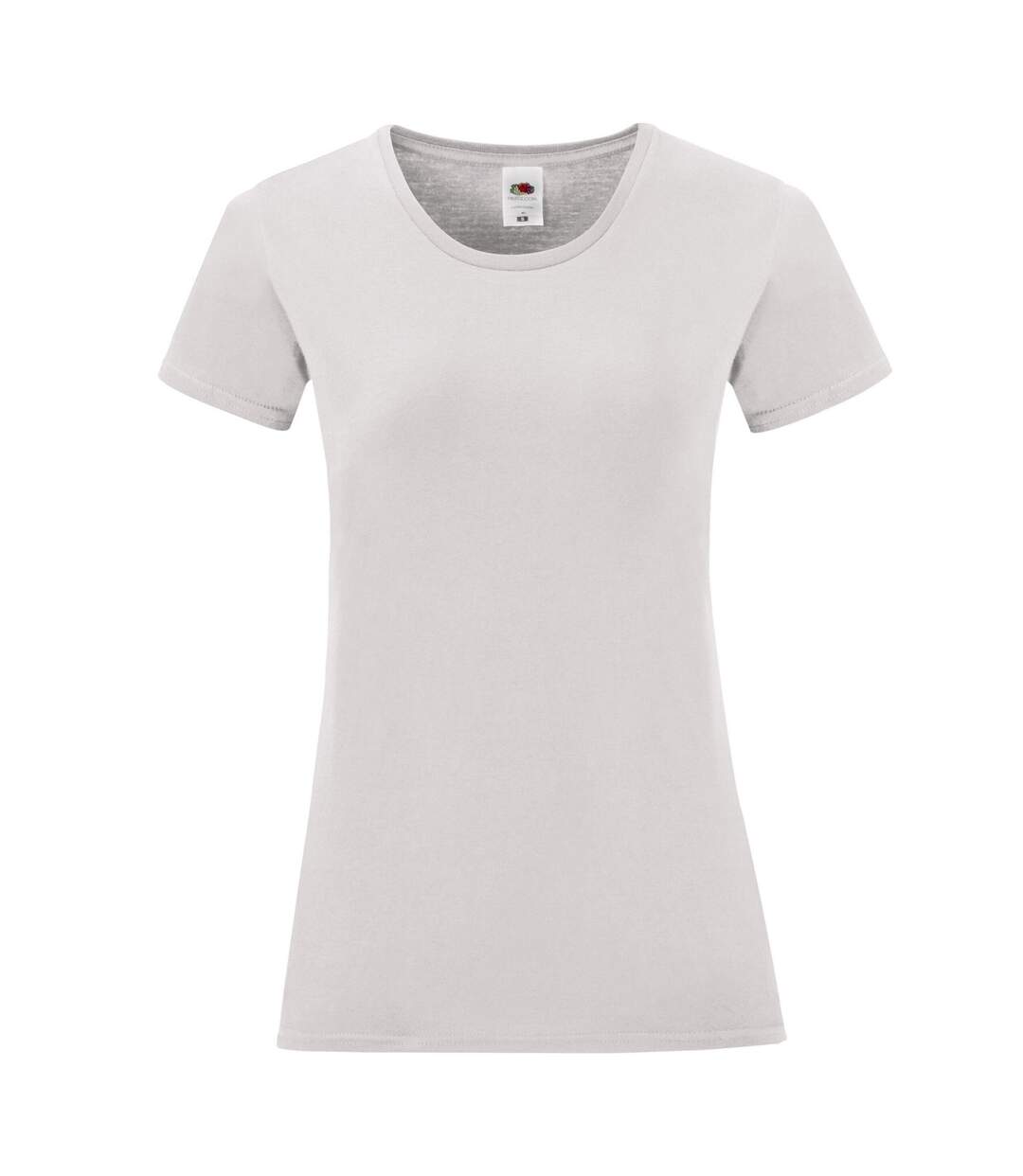 T-shirt iconic femme blanc Fruit of the Loom