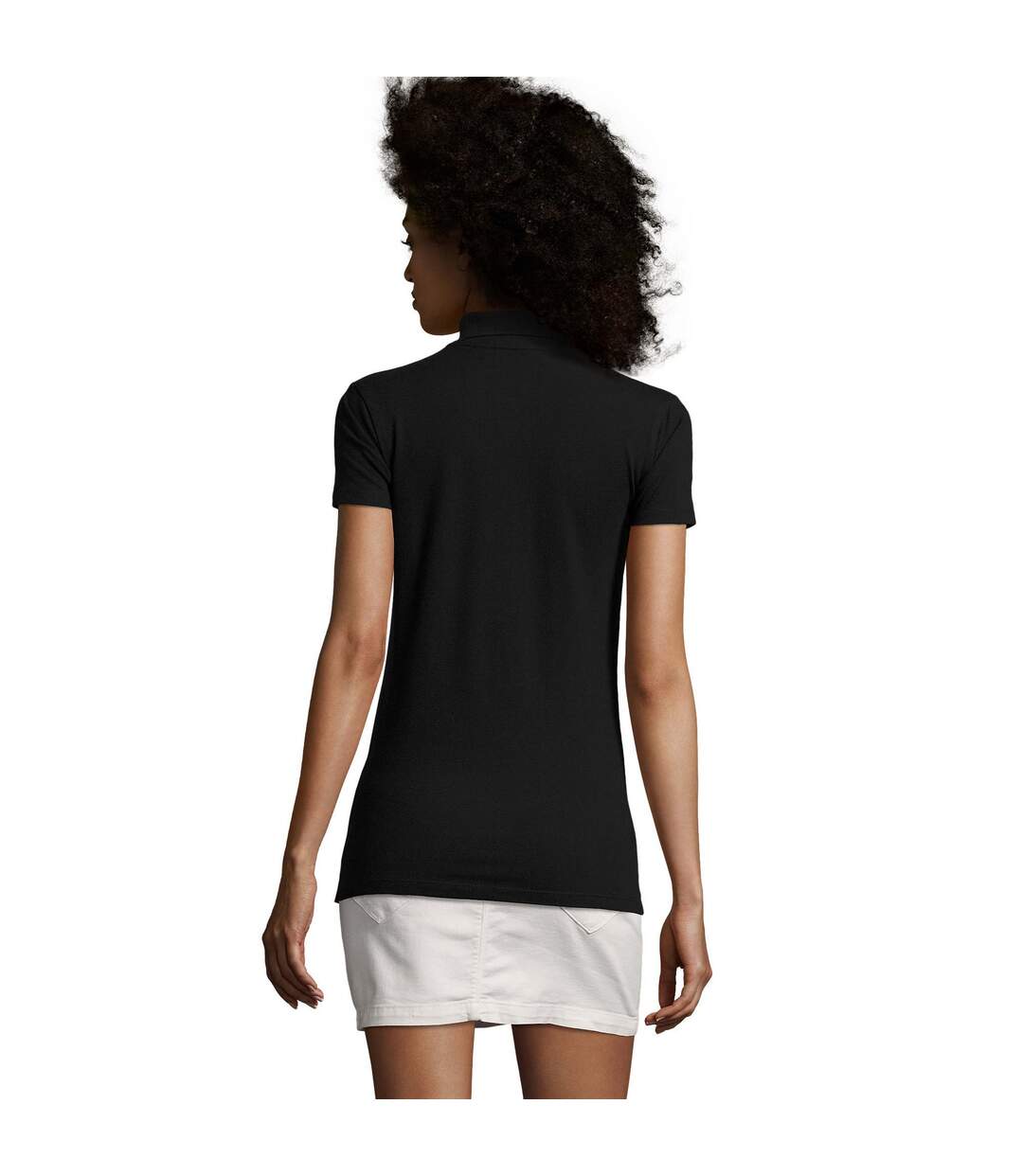Polo Phoenix Femme Noir SOLS-2