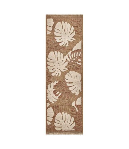 Tapis intérieur extérieur aspect jute terracotta Tulum 9062 170 x 120 cm