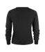James Harvest Womens/Ladies Westmore V Neck Sweatshirt (Black)