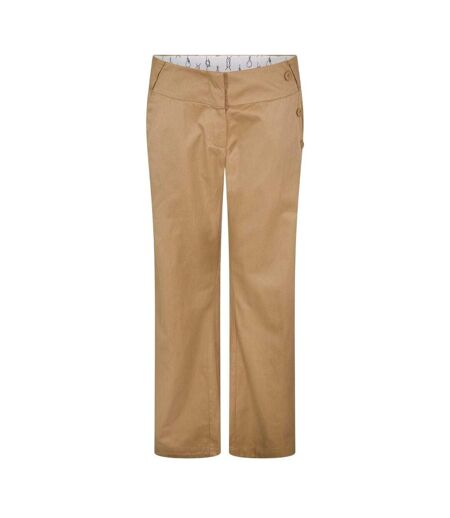 Womens/ladies Tailored Trousers Beige Puma