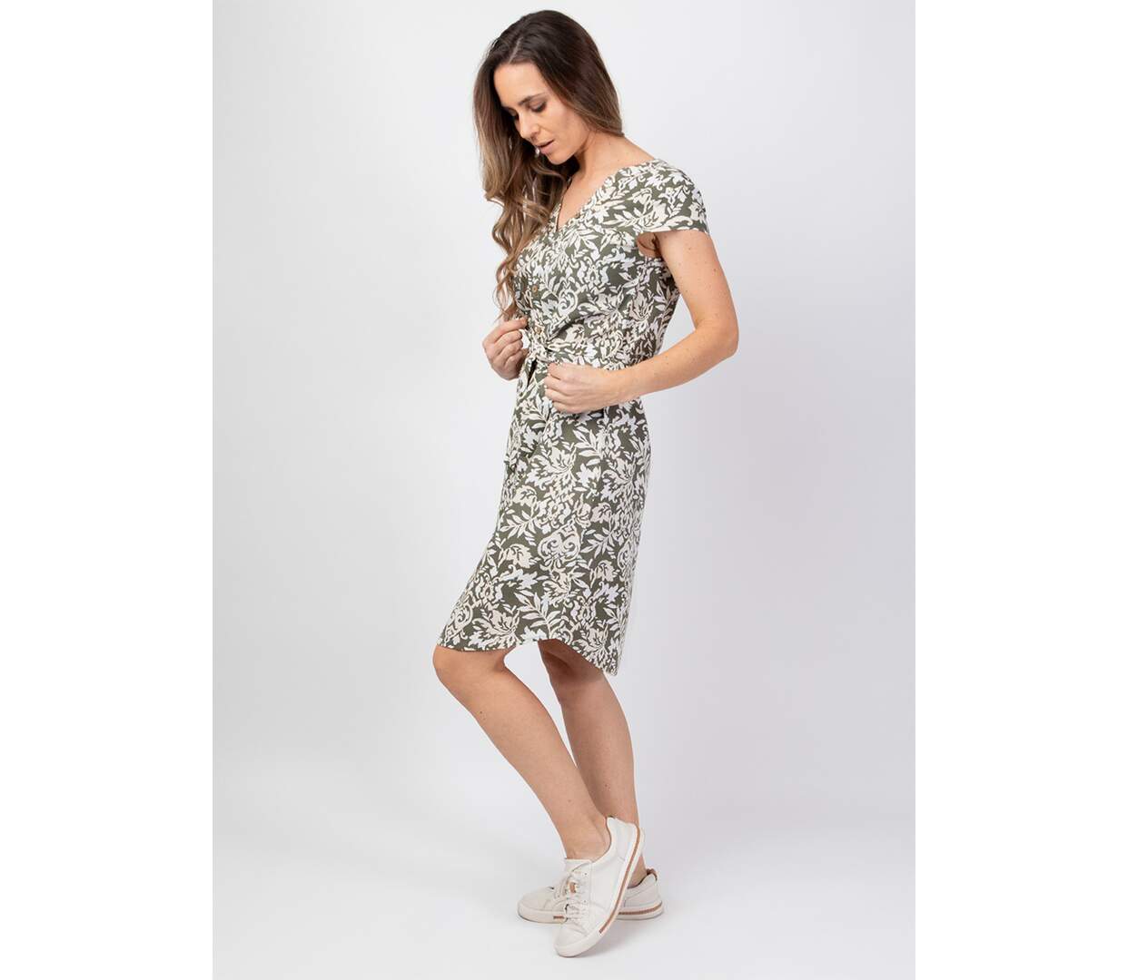 Robe courte en viscose ANISSA imprimé baroque Coton Du Monde-3