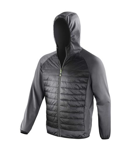 Mens zero gravity jacket black/charcoal Spiro