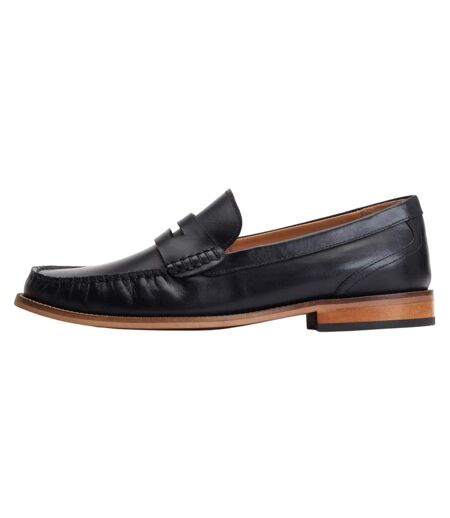 Mocassins penny garfield homme noir Base London