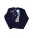 Disney Pantalon de survêtement Frozen Elsa Christmas Silhouette Femmes/Dames (Bleu marine) - UTBI6138-1