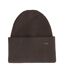 Womens/ladies Logo Winter Beanie Dark Brown 4F-1
