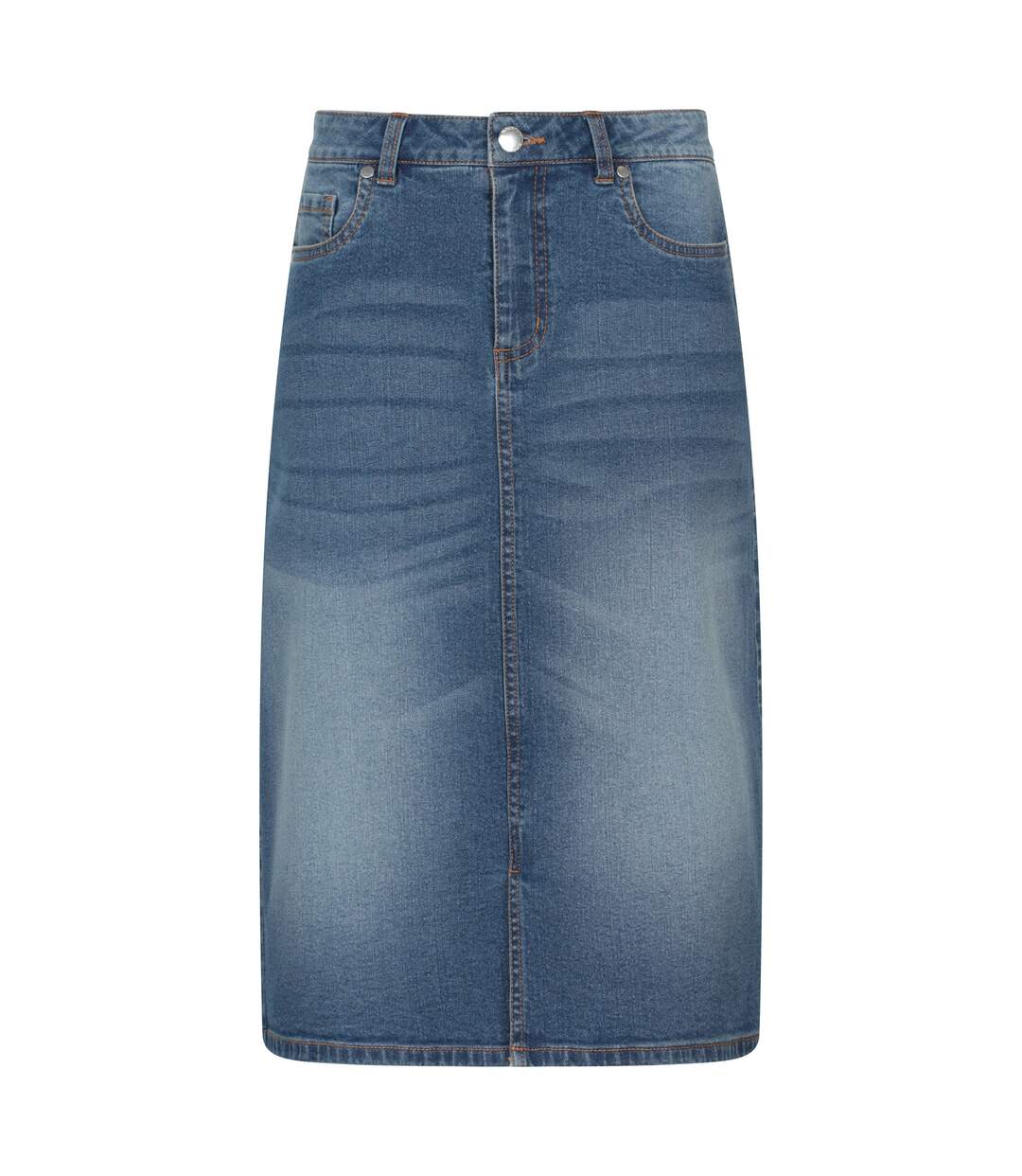 Womens/ladies ash denim a-line skirt denim blue Mountain Warehouse-1