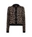Womens/ladies Leopard Print Cardigan Leopard Tommy Jeans-1