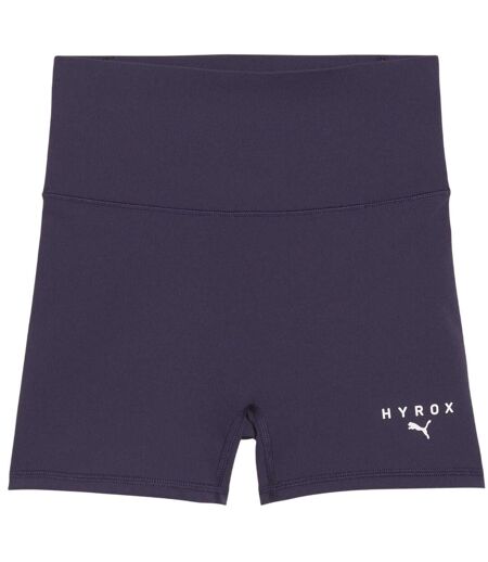 Womens/ladies Hyrox Luxe Shorts Deep Plum Puma