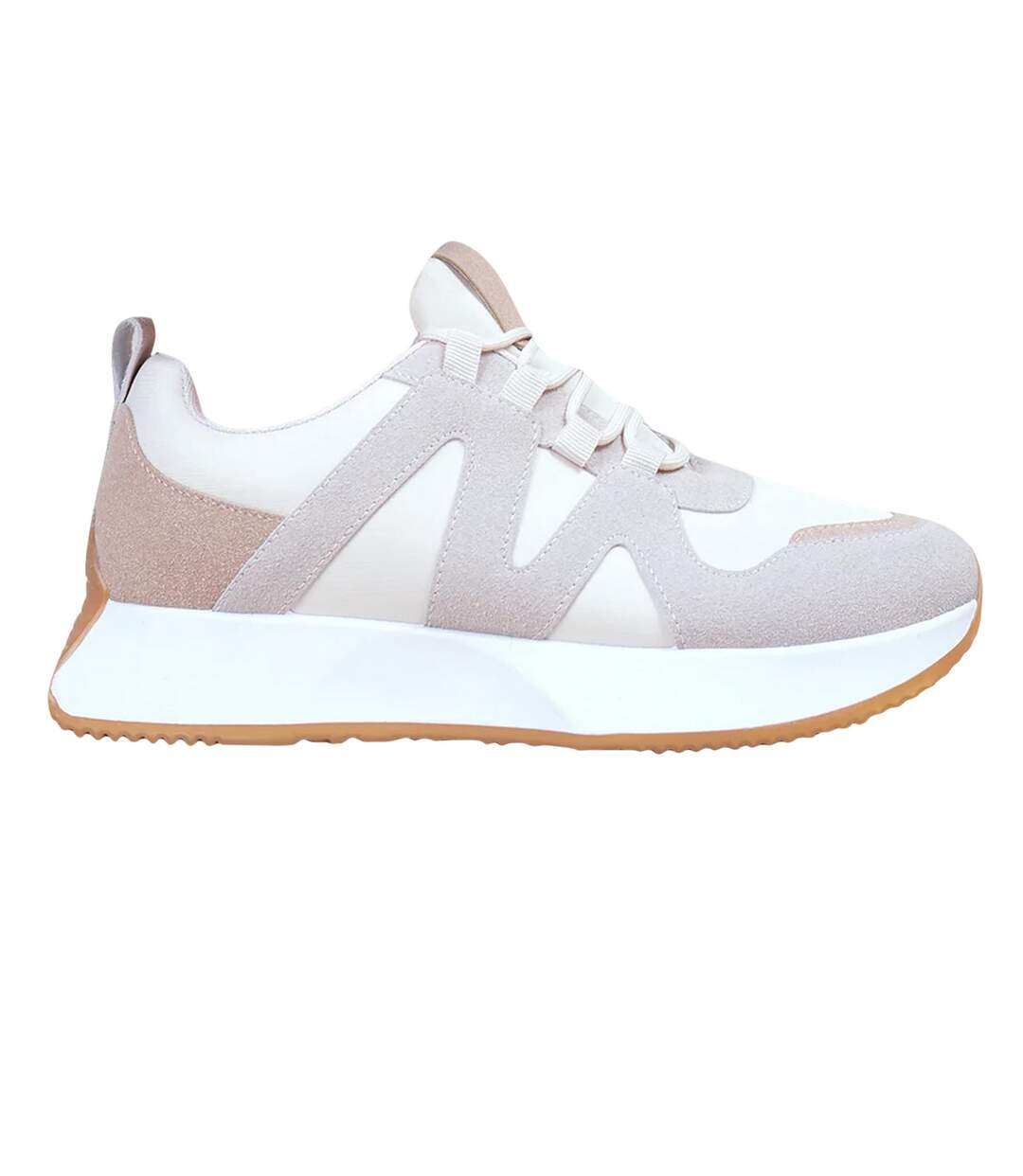 Baskets Course À Pied Femme Beige Where´s That From-1