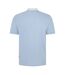 Mens Melange Regular Polo Shirt Pastel Blue Boss-2
