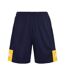 Short marine/jaune homme kappa daggo - l-1