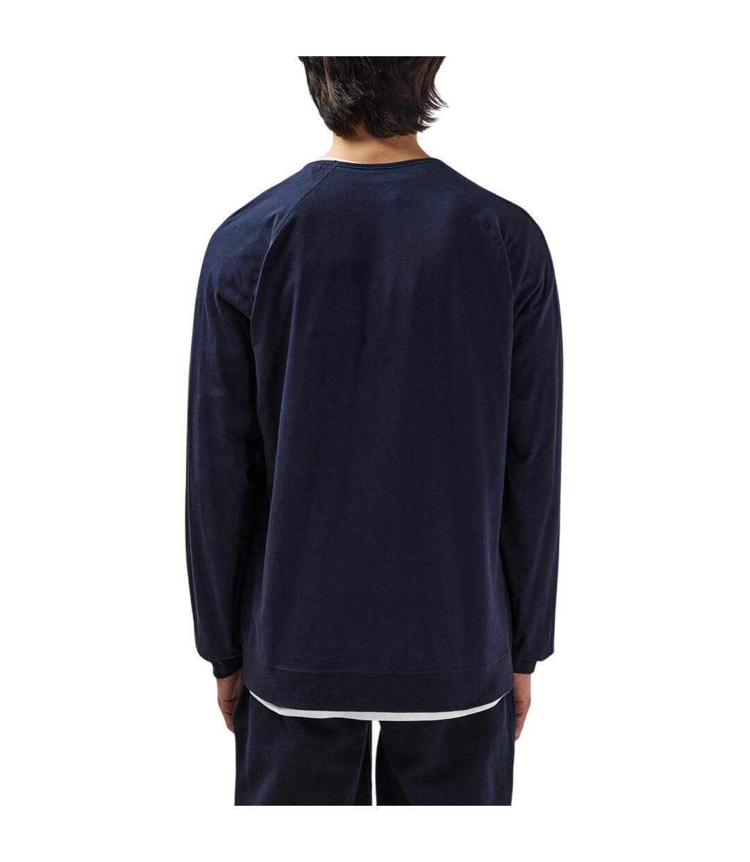 Mens Premium Cotton Lounge Sweatshirt Navy Paul Smith-2