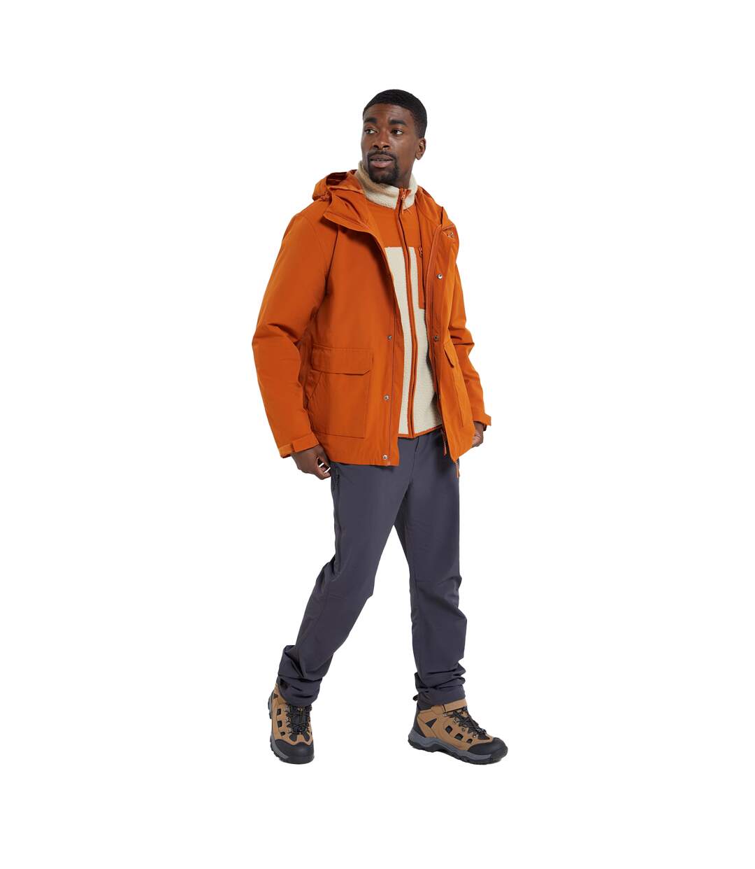 Veste imperméable wetlands homme rouille Mountain Warehouse-4