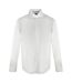 Mens Plain Logo Long-sleeved Shirt White Aquascutum-1