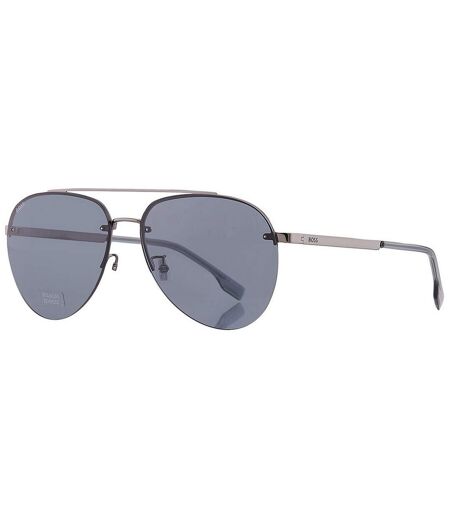 Lunettes De Soleil 1537/f/sk 06lb Ir Homme Taille Unique Ruthénium Foncé Gris Hugo Boss