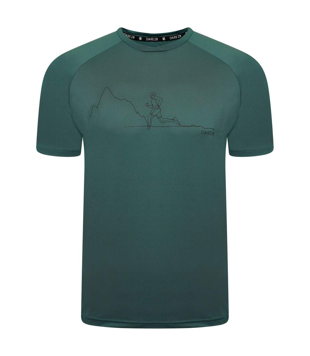 Dare 2B Mens Righteous II Illustration Recycled Lightweight T-Shirt (Fern Green)