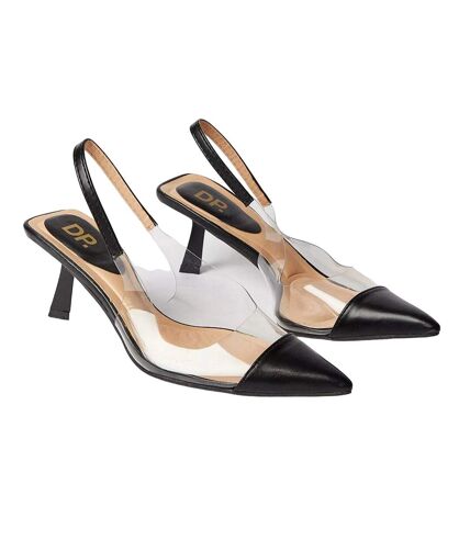 Escarpins dallas femme noir / transparent Dorothy Perkins