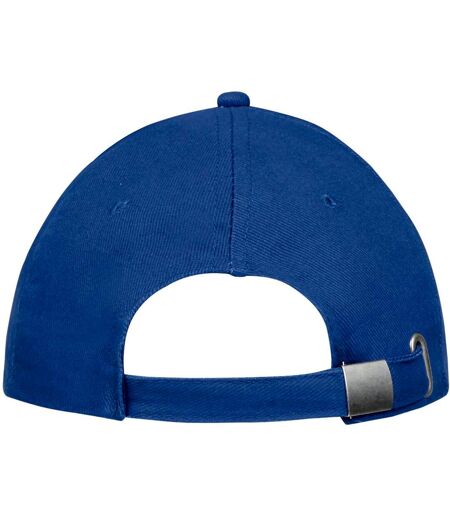 SOLS Unisex Buffalo 6 Panel Baseball Cap (Royal Blue/White)