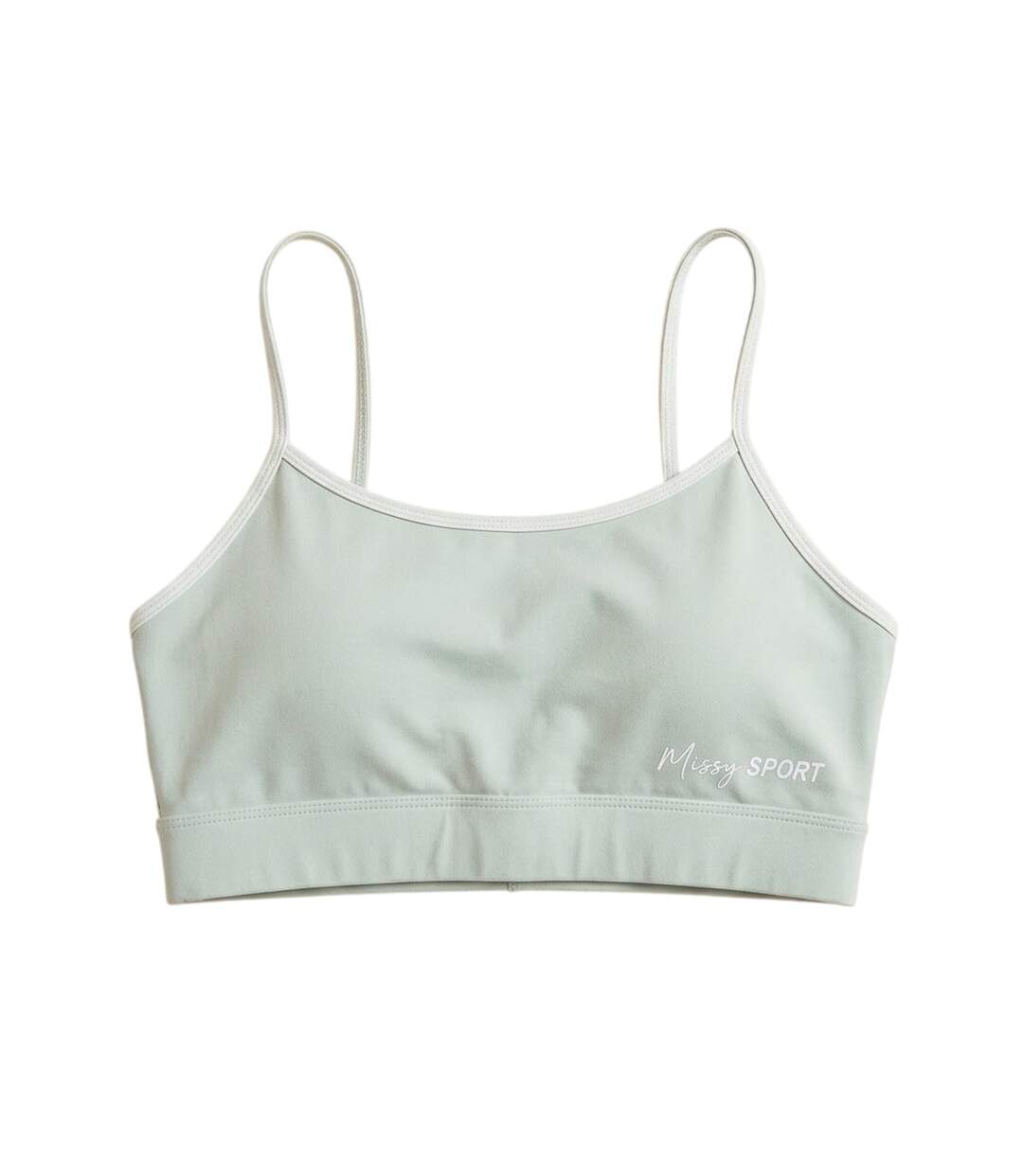 Brassière De Sport Motif/style Blocs De Couleurs Femme Vert Missy Empire-2