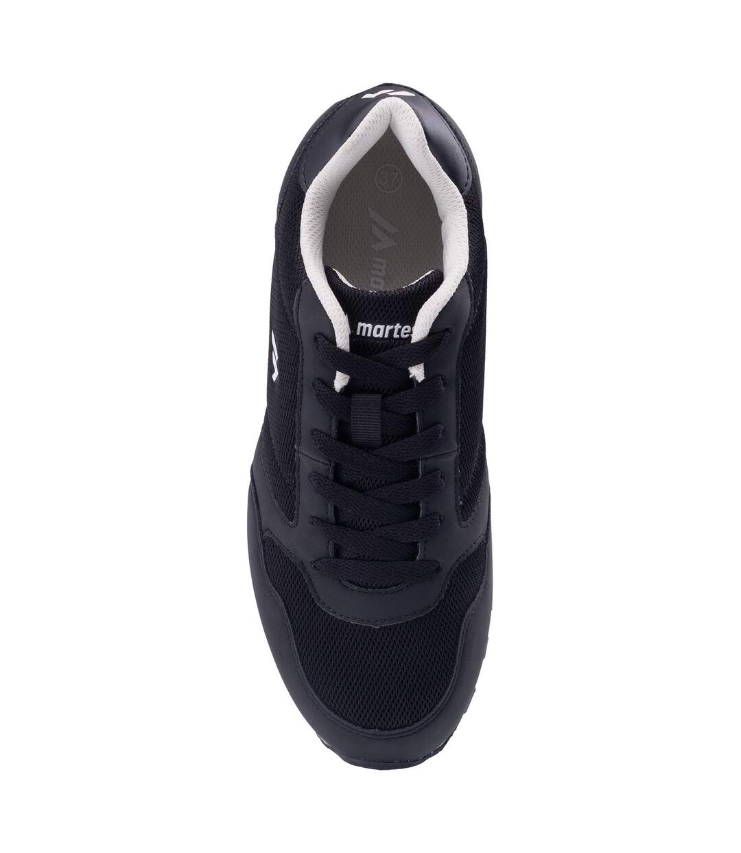 Baskets Arne Femme Noir Crème Martes-4