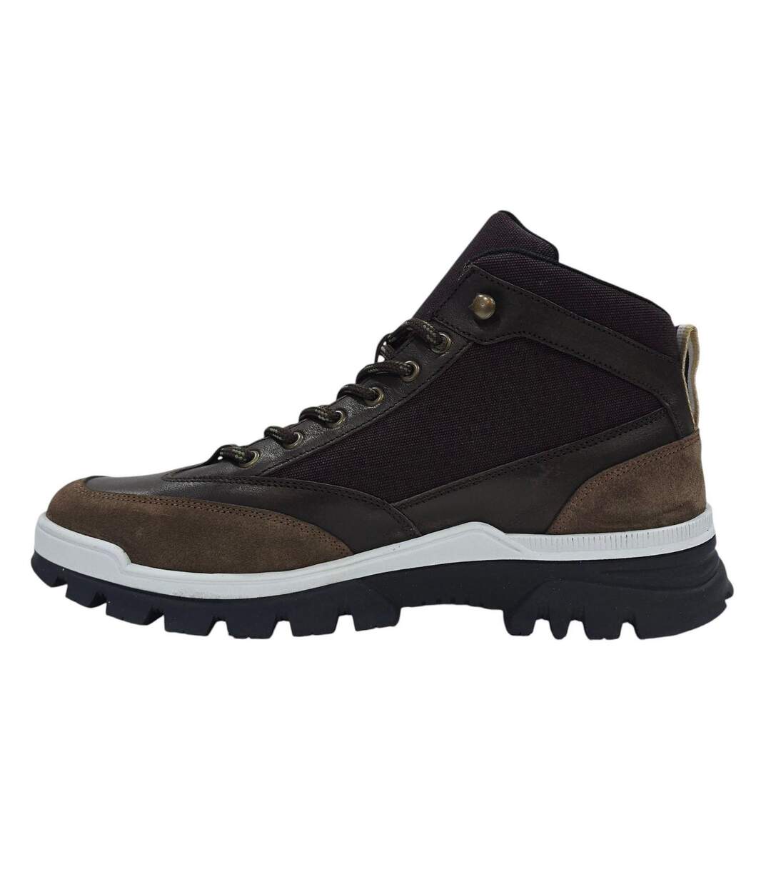 Mens Jason Leather Hiking Boots Brown Firetrap-3