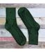 2 Pack Mens Cotton Hiking Boot Socks with Silver Technology-3