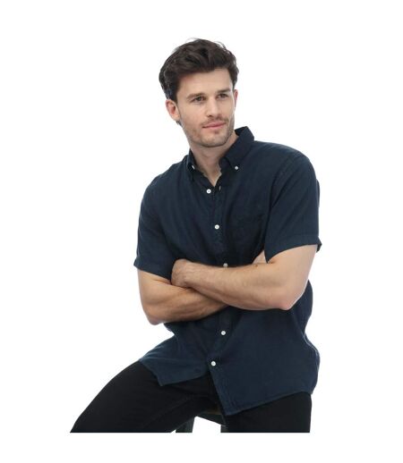 Chemise homme bleu marine Gant