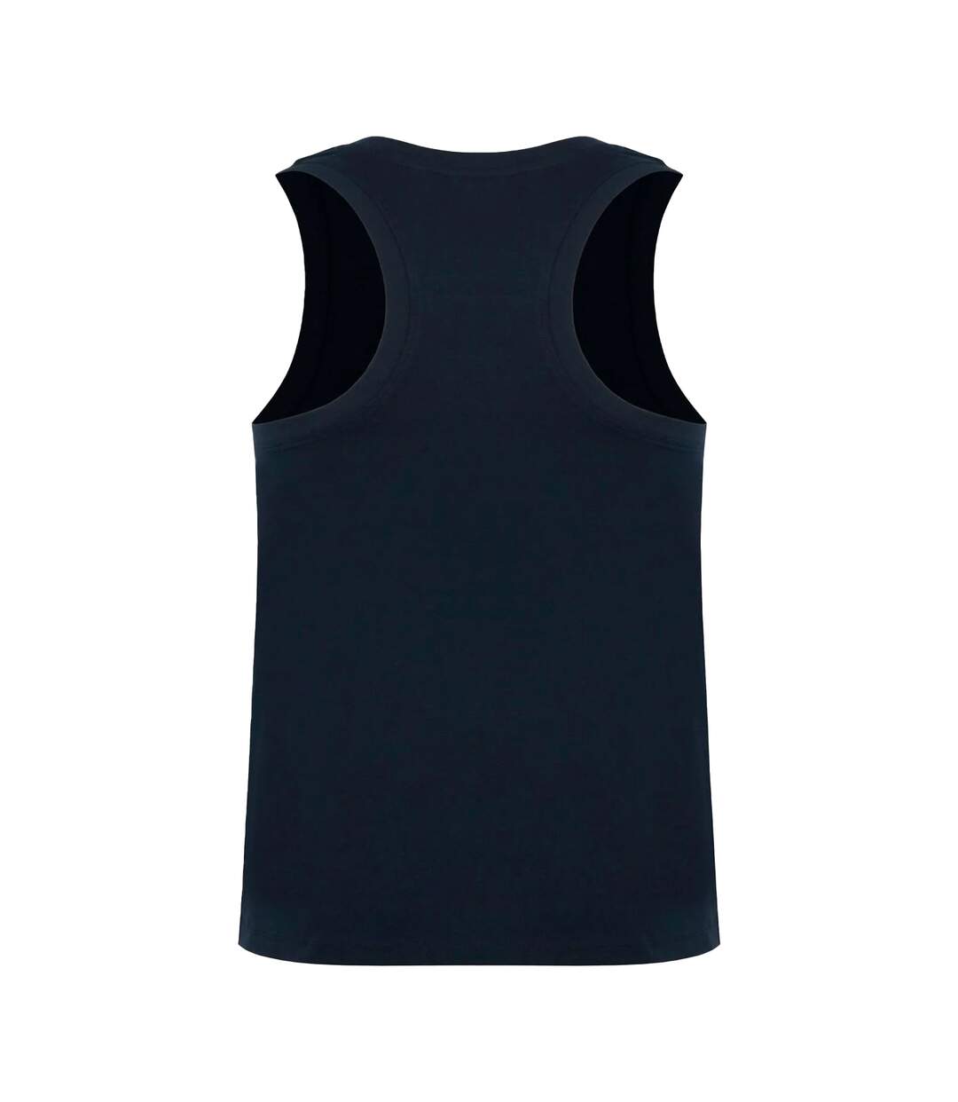 Mens Cotton Sleeveless Vest Top Dark Navy Slazenger-1
