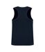 Mens Cotton Sleeveless Vest Top Dark Navy Slazenger-1