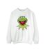 Disney Sweatshirt femme/femme Muppets Kermit Head (Blanc) - UTBI31227-1