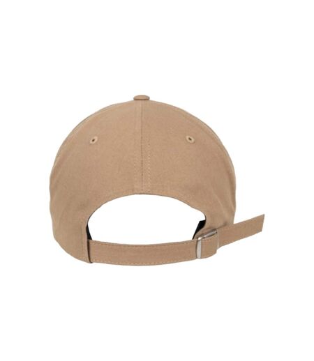 Casquette Ajustable Motif/style 6 Panneaux Beige Flexfit