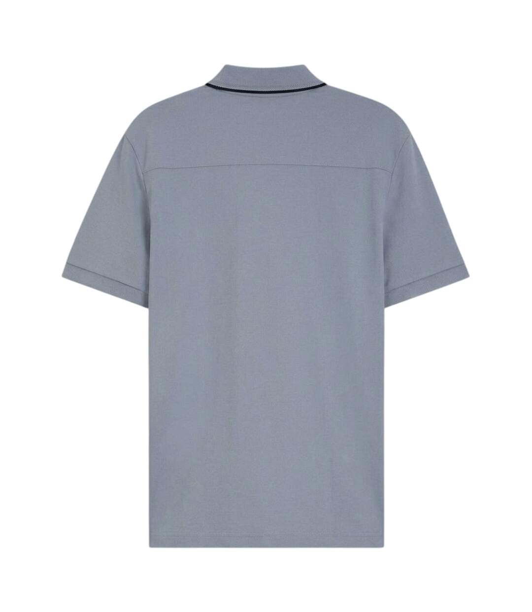 Mens Philix Quick Dry Short-sleeved Polo Shirt Dark Grey Boss-2