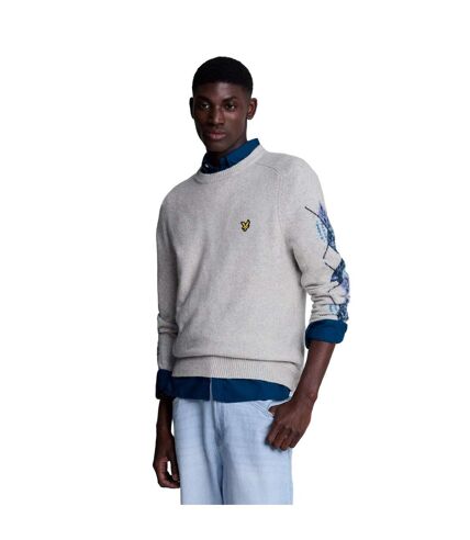 Pull homme gris clair chiné Lyle & Scott Lyle & Scott