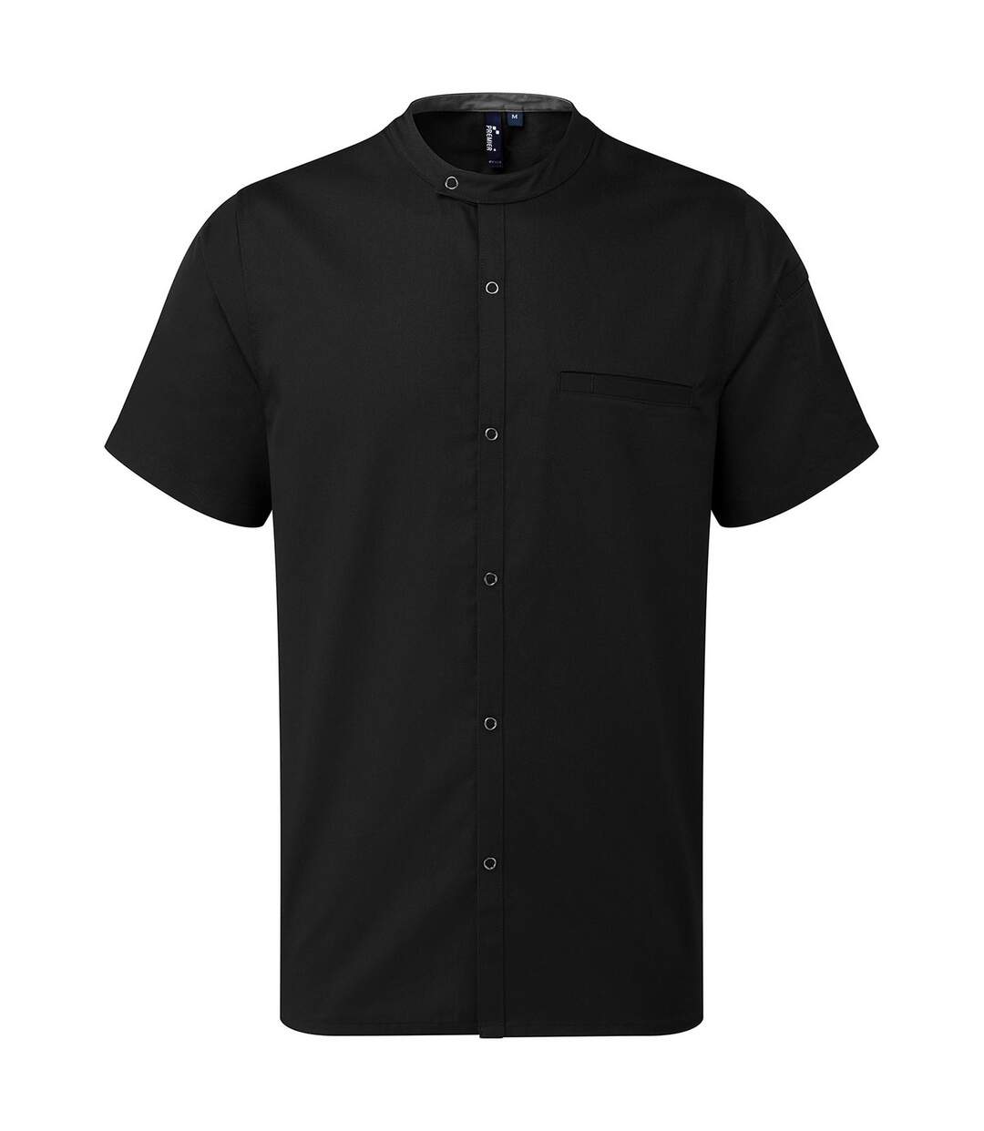 Chemise de chef recyclight adulte noir Premier-1