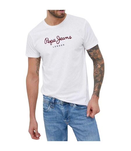 T-shirt Homme Blanc Pepe Jeans
