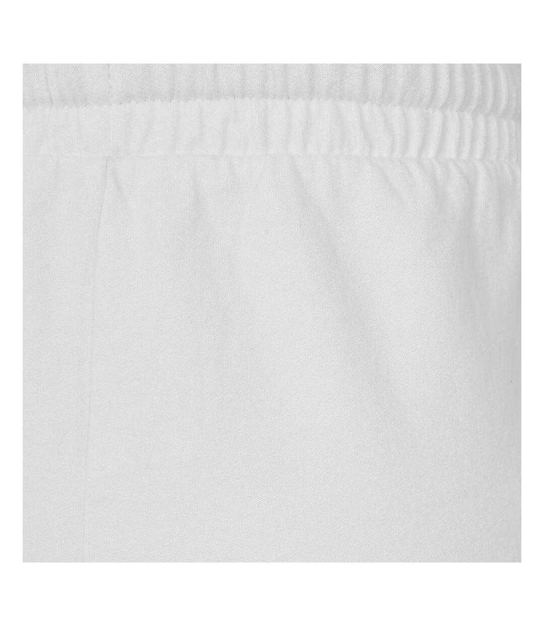 Womens/ladies Jersey Shorts White Lazy Jacks-4