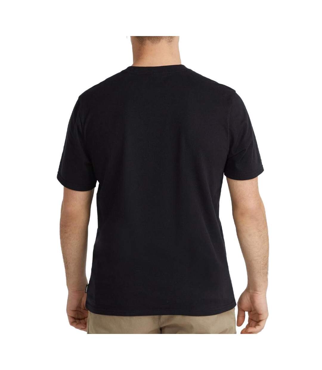 T-Shirt noir homme o'neill ikat stripe-2
