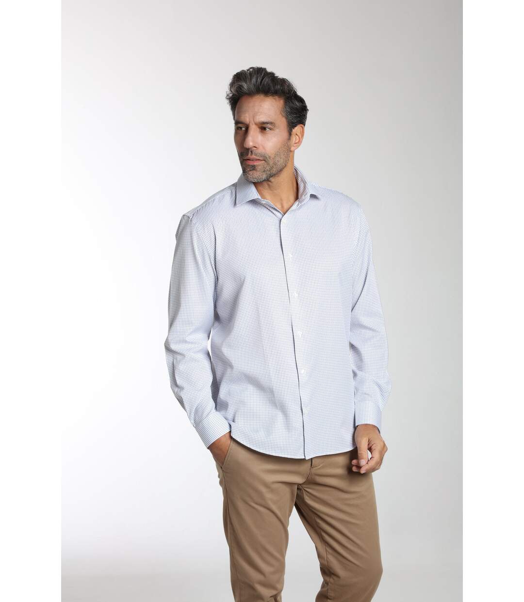 Chemise manches longues en coton CATE-3