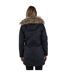 Womens/ladies Eternally Waterproof Parka Black Trespass-3